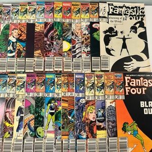 Marvel Fantastic Four Comic Book Lot of 28 Books - 1980s